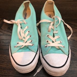 Converse sneakers teal
